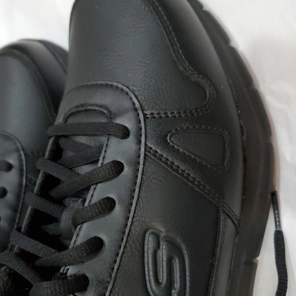 Skechers Men's black slip resistant work sneakers size 10.5‎ brand new - Picture 5 of 16
